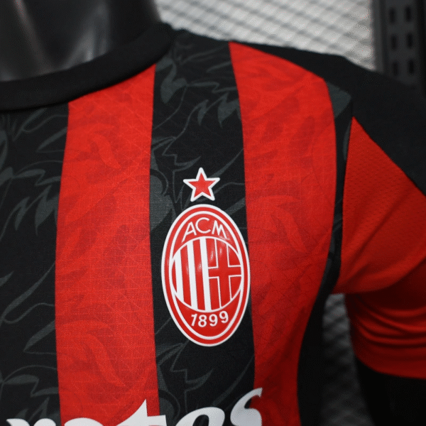 2025-2026 Player Version AC Milan Home Football Jersey