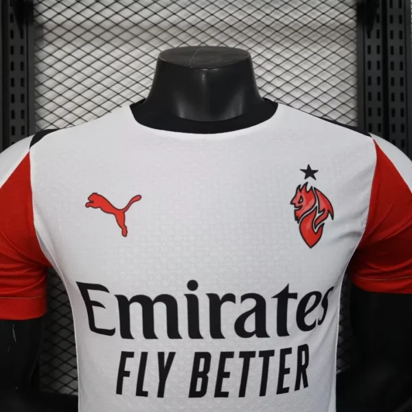 2025-2026 Player Version AC Milan Aaway Football Jersey