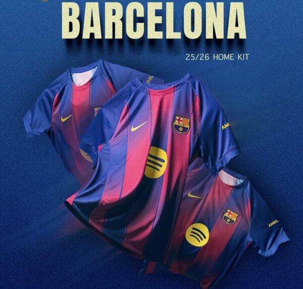 FC Barcelona 2025/26 Home Jersey (Fan Version)